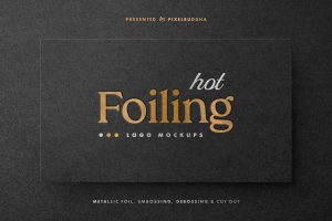 Hot Foil Logo Mockups