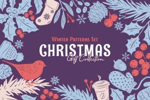 Christmas Gift: Vector Patterns Set