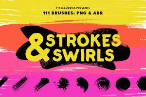 Swirls & Strokes Brushes Set