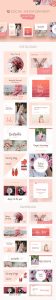 Peach Social Media Templates