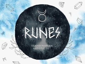 Scandinavian Runes Artistic Set