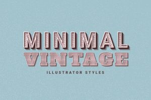 Minimal Vintage Illustrator Styles