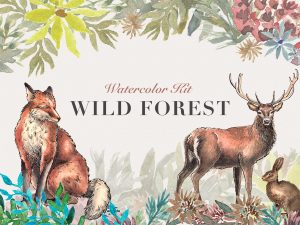 Wild Forest Watercolor Kit