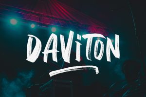 Daviton SVG Freestyle Font