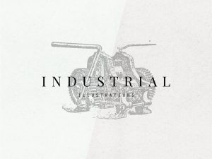 Industrial Vector Illustrations Set