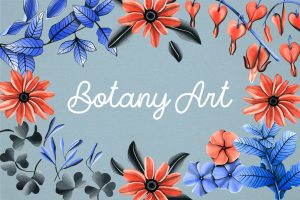 Botany Watercolor Flowers