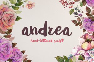 Andrea Script Font