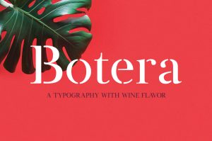 Botera Stencil Font