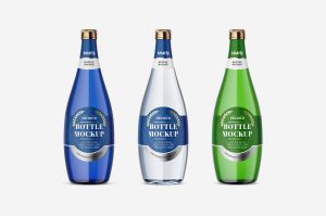 Glass Bottle Mockups Set