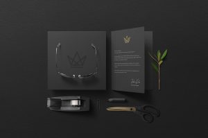 Black Branding Mockup Scenes