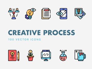 Creative Process Vector Icons