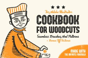 Woodcuts Illustrator Brushes Set