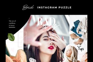 Bad Instagram Puzzle Templates