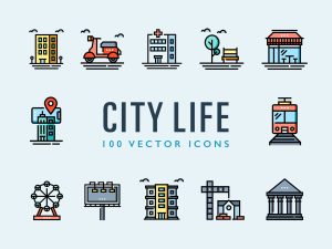 City Life Icons Collection