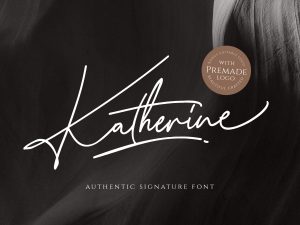 Katherine Signature Font