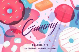 Gummy Graphic Elements