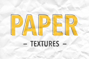 Crumpled Paper Textures Set