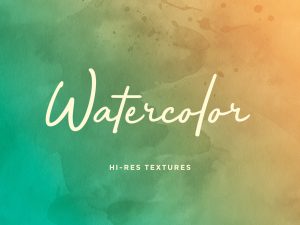 Watercolor Backgrounds Set