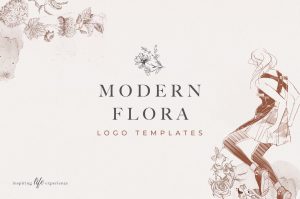 Modern Flora Logo Templates