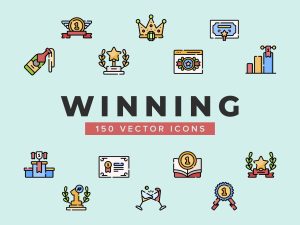 Winning Vector Icons