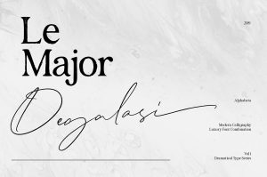 Degalasi Script Font