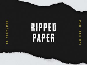 Ripped Paper Texture Set