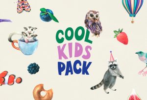 Cool Kid’s Watercolor Set