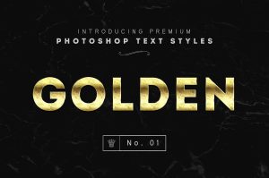 Photoshop Gold Text Styles