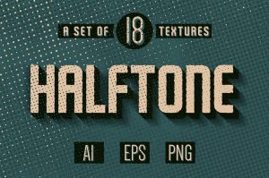 Halftone Textures Collection