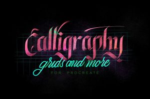 Calligraphy Procreate Brushes