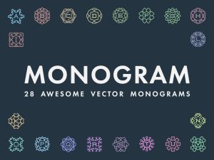 56 Awesome Vector Monograms