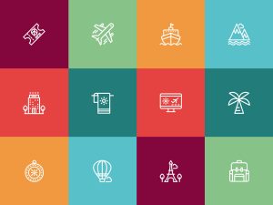 Travel & Vacation Icons Set