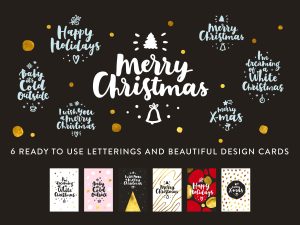 Merry Christmas Lettering