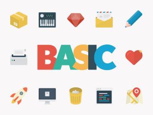 Basic Flat Icons Set