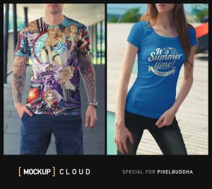 Photorealistic T-Shirt Mockups