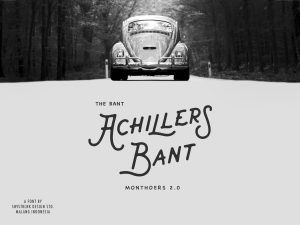 Bant Achillers Script Typeface