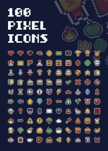 Mario Pixel Icons Collection