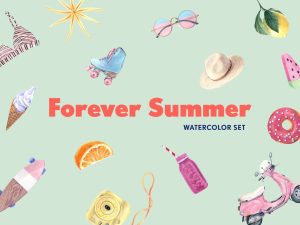 Forever Summer Watercolor Set