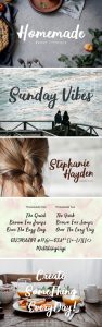 Homemade Brush Script Typeface