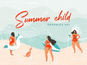 Summer Child Graphics Set