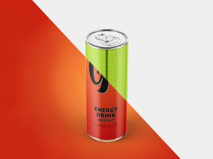 Energy Drink Mockup Set