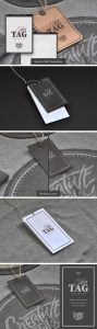 Clothes Label Tags PSD Mockups