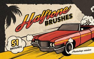 Vintage Comics Halftone Brushes