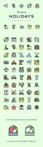 Holidays Vector Icons