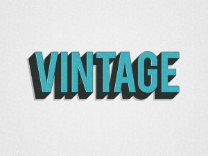 Vintage Photoshop Layer Styles