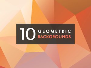 10 Geometric Backgrounds