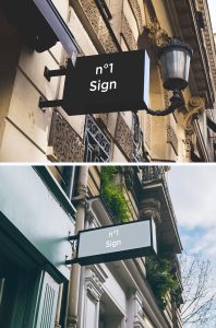 Hip Signs Mockups Vol. 1