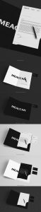 Black & White Stationery Mockup